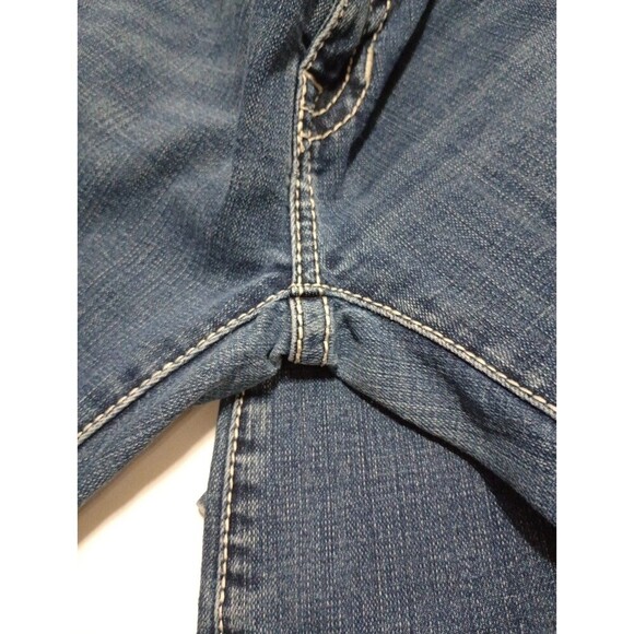 Rock & Roll Cowgirl Jeans Womens  31x34 High Rise Trouser Flare Medium Wash - Picture 14 of 14